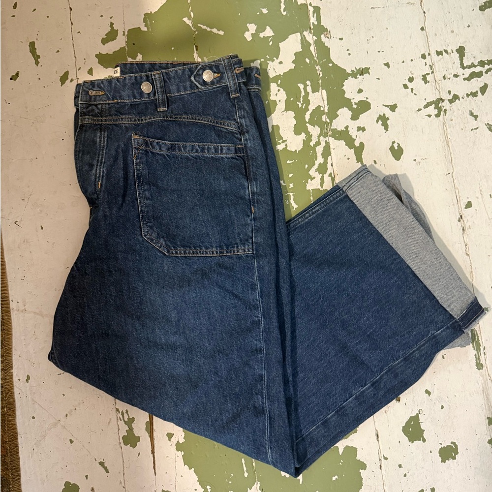 We The Free Blue Straight Jeans Classic Style